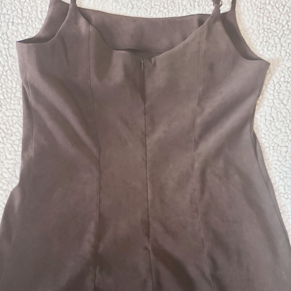 Express Dark Brown Dress - Picture 6 of 7